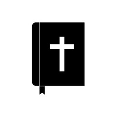 Bible icon. Elements of web icons in flat design. Vector illustration. - Vector