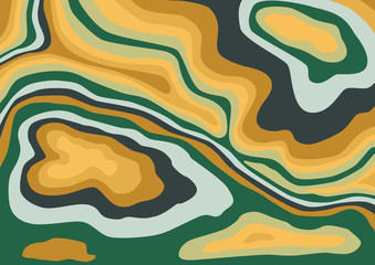 Multicolor liquid Marble Abstract Painting Background, Abstract Waves Pattern, Vector Illustration