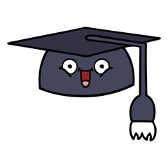 cute cartoon graduation hat