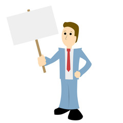 Marketing Business Sign Guy 1