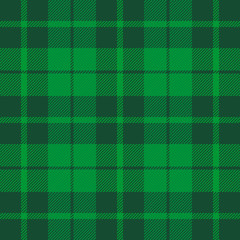 St. Patricks day Tartan plaid. Scottish cage