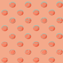 patrón pelotas de tenis