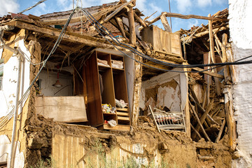 Edificio en ruinas en Riaza, Segovia