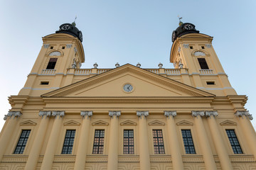 Fototapeta na wymiar Reformed Great Church of Debrecen