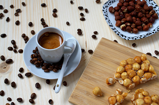 Coffee hazelnuts Nougat