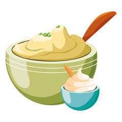 Mashed potatoes design