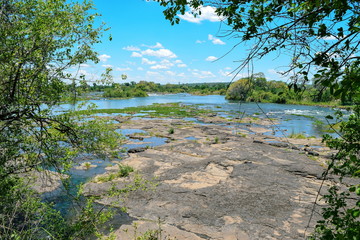 Victoria Falls in Zambezi River, Zimbabwe
