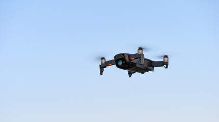 Drone during flight