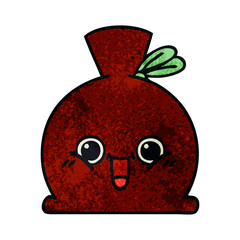 retro grunge texture cartoon sack