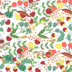 Print from a variety of plants and flowers