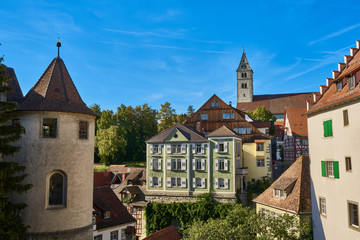 Naklejka premium The medieval Village of Meersburg, Baden-Wurtemberg, Germany