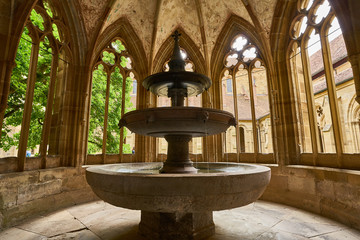 The fountain at Maulbronn Monastery, Germany