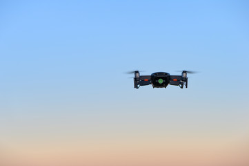 Fototapeta na wymiar Drone in the sky