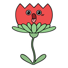 cute cartoon flower