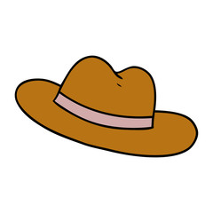 cartoon doodle of a hat
