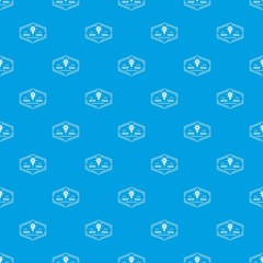Idea pattern vector seamless blue repeat for any use