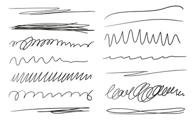 Sketchy backgrounds with array of lines. Stroke chaotic backdrops. Hand drawn patterns. Black and white illustration. Elements for posters and flyers