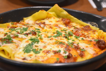 ラザニアのズーム