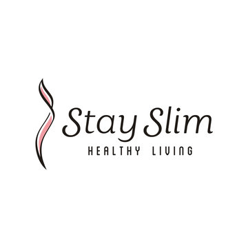 Iniitial Letter S Slim Sexy Fit Body for Healthy Life logo design