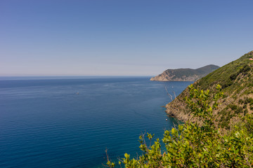 Italy, Cinque Terre, Corniglia, a large body of water