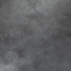 dense smoke on black background