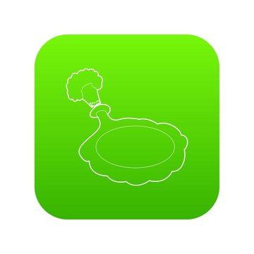 green perfume bottle icon clip art preview