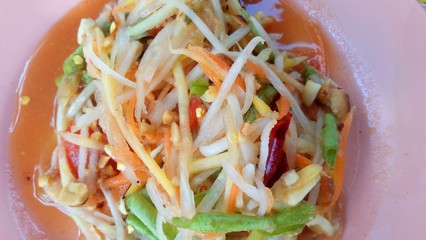 Thai food .. Papaya salad .