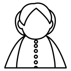 beautiful little girl character