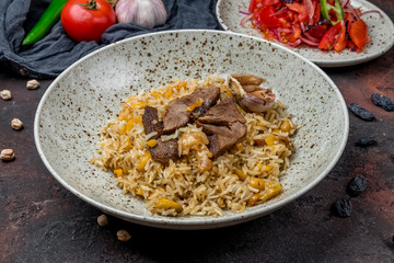 pilaf with beef