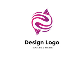 Vector logo design,cleaning services icon