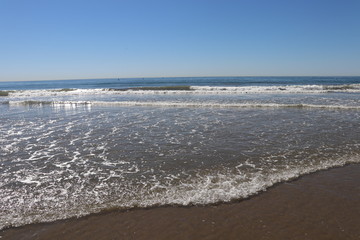 Fototapeta na wymiar Pacific Ocean on a Clear Day