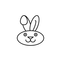 bunny, Easter, rabbit icon. Element of easter day icon. Thin line icon for website design and development, app development. Premium icon