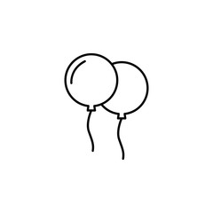 bloon, Easter, nature icon. Element of easter day icon. Thin line icon for website design and development, app development. Premium icon