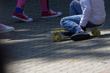 boy on skateboard