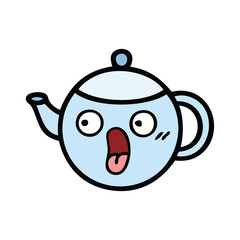 cute cartoon teapot