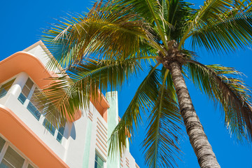 Fototapeta na wymiar Miami Beach Art Deco