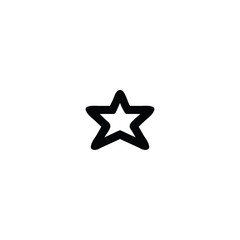 Obraz premium star shape icon
