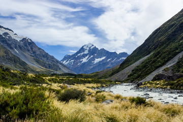 Fototapeta na wymiar Mt Cook New Zealand