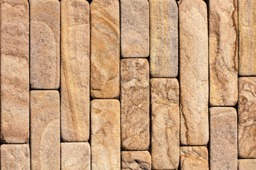 Orange facing stone, slate, sandstone and travertine marble texture