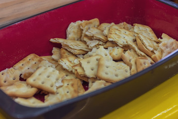 Water and salt crackers
