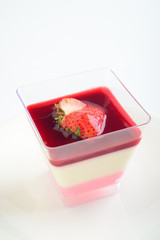 Strawberry Panna Cotta