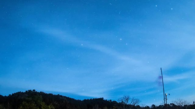 北極星・北斗七星・カシオペア座_4K_30bfp
