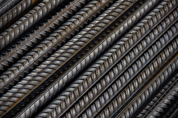 reinforcement bars stack