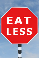 EAT LESS concept