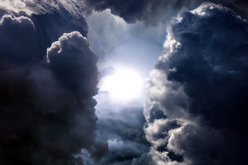 Cloudscape with a Light