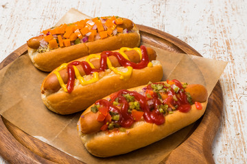  	ホットドッグ　hot dog