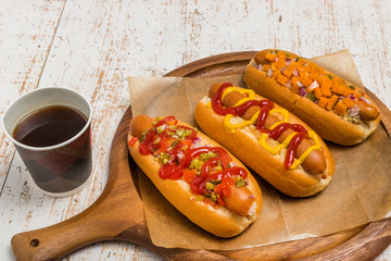  	ホットドッグ　hot dog
