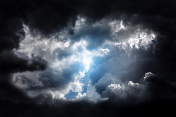 Cloudscape with a Light