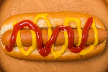  	ホットドッグ　hot dog