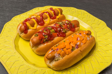  	ホットドッグ　hot dog